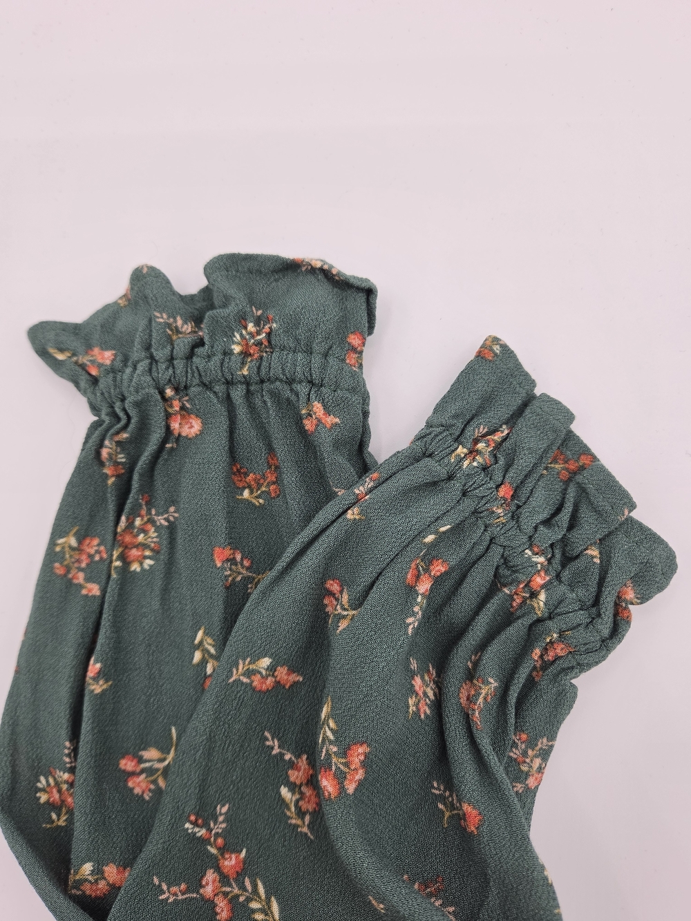 American Eagle Green Floral Midi Dress - Picture 9 of 10